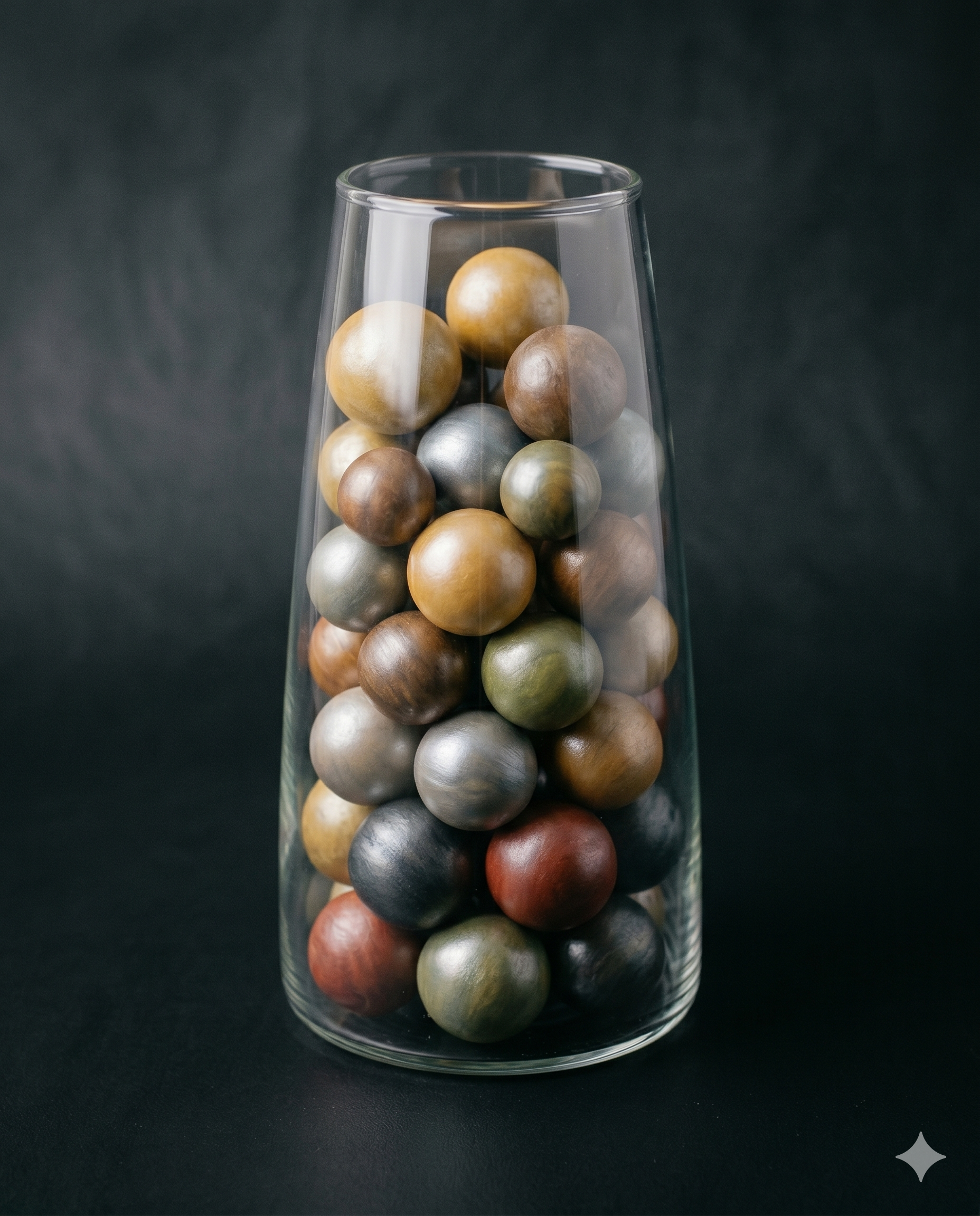 Hand-painted memorial pearls — Pearl Method example